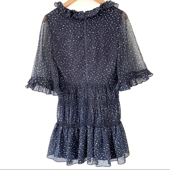 Finders Keepers Locales Mini Dress in Navy Speckle - Picture 7 of 11